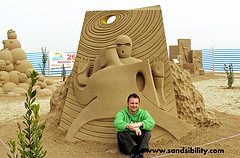 Sandskulpturen Paganello 2009